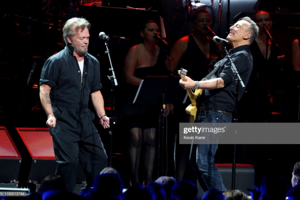 Springsteen And Mellencamp Sing Pink Houses And Glory Days Together Watch Videos Scarecrow